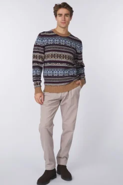 Pull Gifting Wool Blend Fairisle C Nk