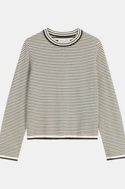 Pull Longsleeve Round-Neck Striped