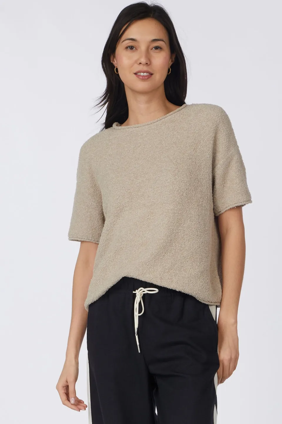 Pull Shortsleeve Round-Neck