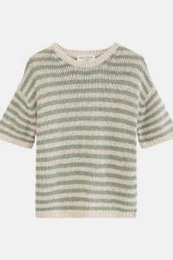 Pull Shortsleeve Round-Neck Striped