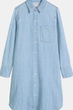 Robe Denim Relaxed Fit Chest Pocket Long Sleev