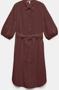 Robe Vmkeira 3/4 Shirt Calf Dress Wvn Btq Be