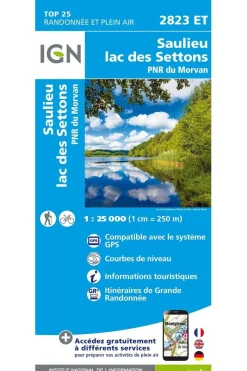 Saulieu / Lac des Settons / PNR du Morvan gps