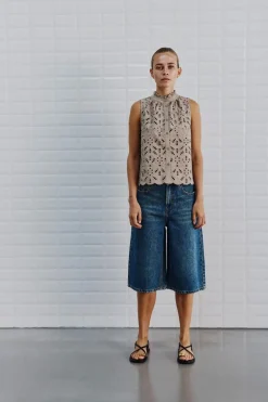 Short Gala Blue Hw Denim Bermuda
