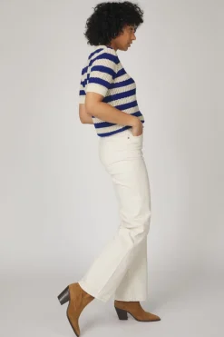 Short Tessa Str Ecru