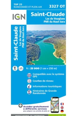 St-Claude / Lac de Vouglans / PNR du Haut Jura gps
