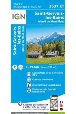 St-Gervais-les-Bains / Massif du Mont Blanc gps