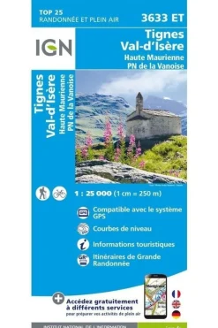 Tignes / Val d'Isère / Haute Maurienne pnr de la Vanoise gps