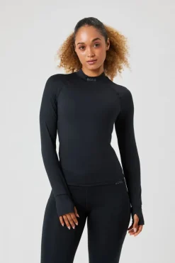 T-Shirt Borg Performance Brushed Mockneck