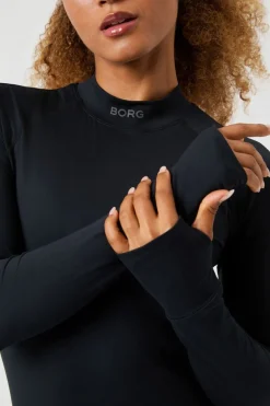 T-Shirt Borg Performance Brushed Mockneck