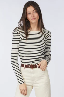 T-Shirt Crew Neck Striped