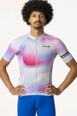 T-Shirt Gradient Swirl Jersey Ss Performance M