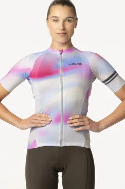 T-Shirt Gradient Swirl Jersey Ss Performance W