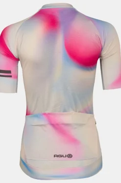 T-Shirt Gradient Swirl Jersey Ss Performance W