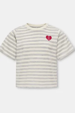 T-Shirt Koglivina S/S O-Neck Stripe Top Jrs