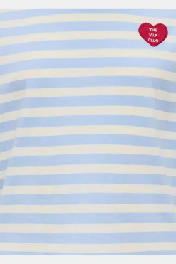 T-Shirt Koglivina S/S O-Neck Stripe Top Jrs