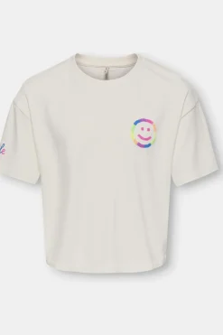 T-Shirt Kogpop Life Ss Washed Print Boxy Top Jrs