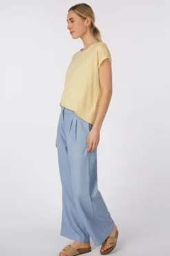 T-Shirt Lava Plain Lurex Strip