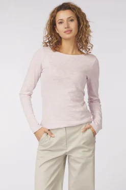 T-Shirt Long Sleeve Boat Neck