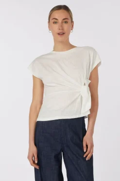 T-Shirt Vmjinnie S/S O-Neck Knot Top Jrs Btq