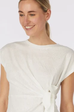 T-Shirt Vmjinnie S/S O-Neck Knot Top Jrs Btq