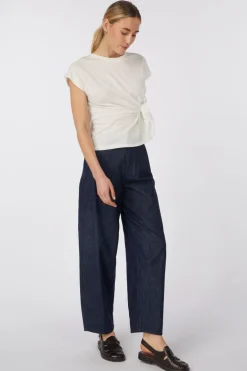 T-Shirt Vmjinnie S/S O-Neck Knot Top Jrs Btq