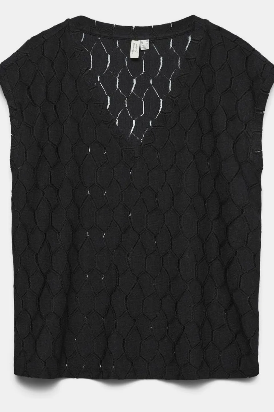 T-Shirt Vmjuno S/L V-Neck Top Jrs Btq