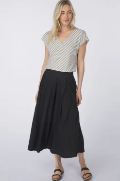 T-Shirt Vmkia S/S V-Neck Top Jrs Btq