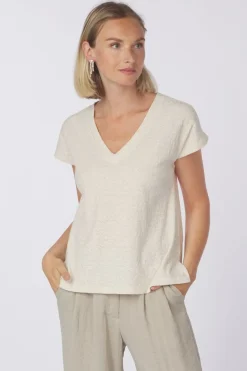 T-Shirt Vmkimmie S/S V-Neck Top Jrs Btq
