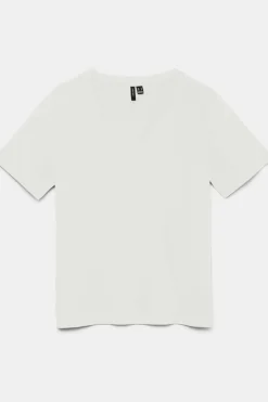 T-Shirt Vmpaulina Ss V-Neck T-Shirt Jrs Noos