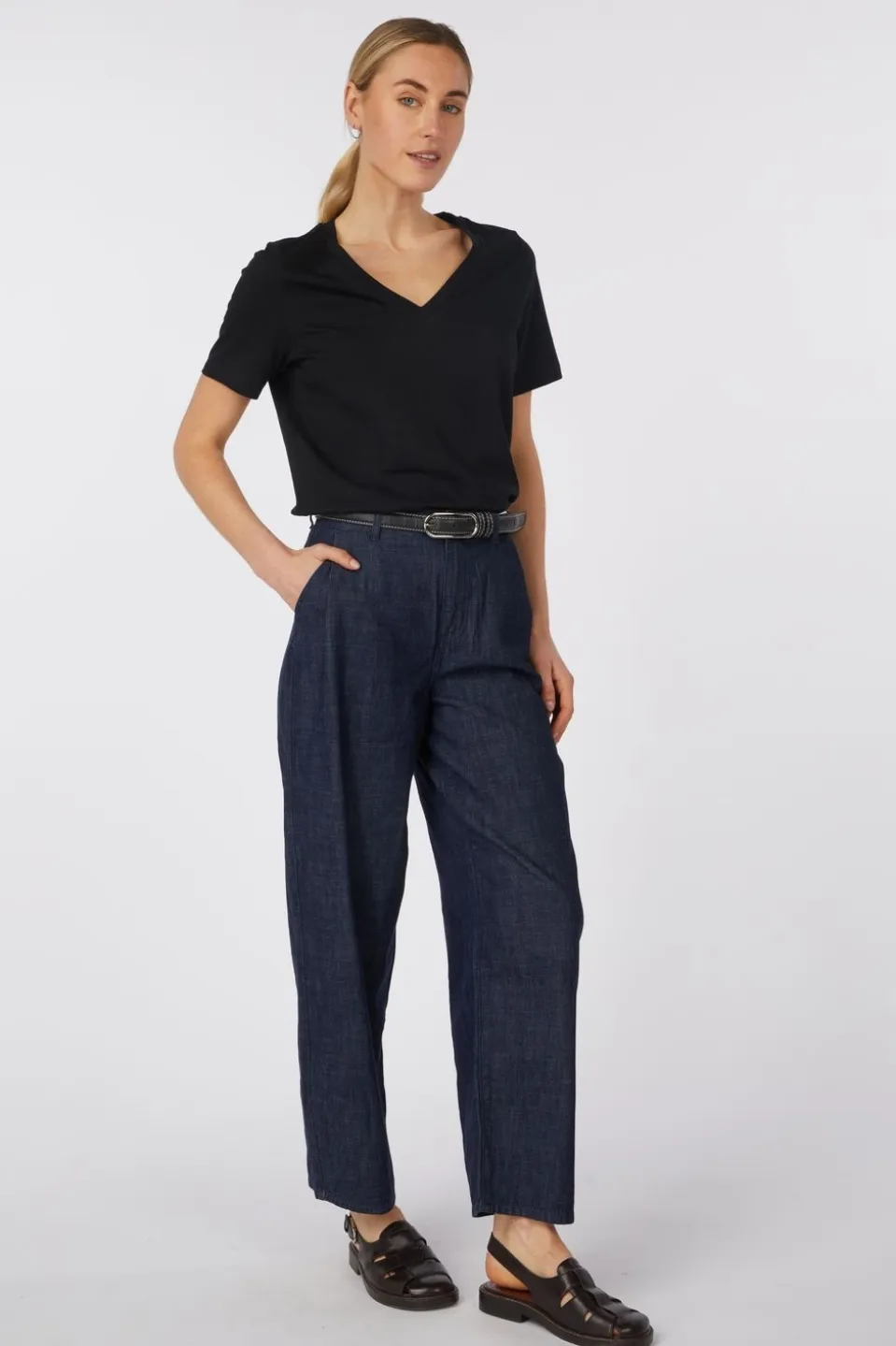 T-Shirt Vmpaulina Ss V-Neck T-Shirt Jrs Noos