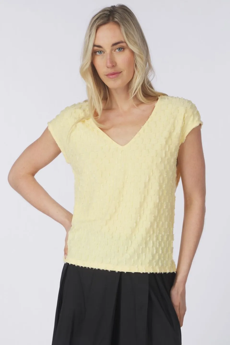 T-Shirt Vmvania Cs V-Neck Top Jrs