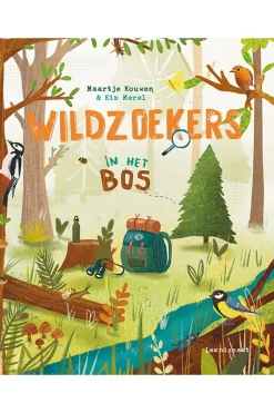 Wildzoekers in het bos